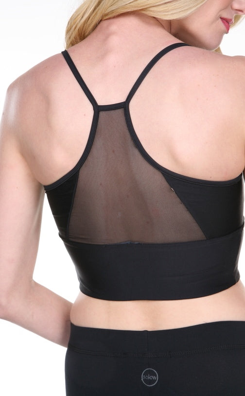 Cropped Wide Band Bra