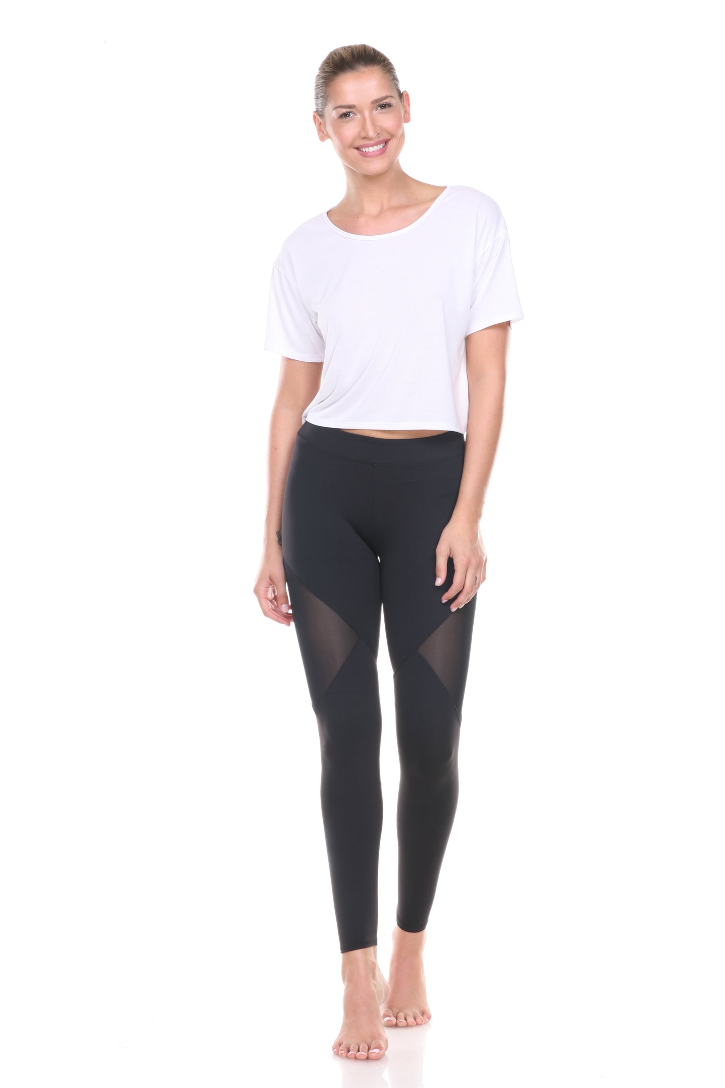 Side Mesh Cutout Legging