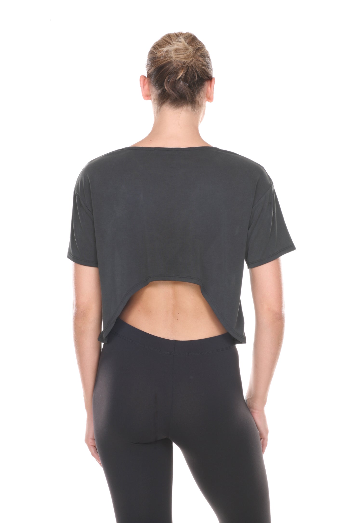 Brushed Jersey Scoopback Tee