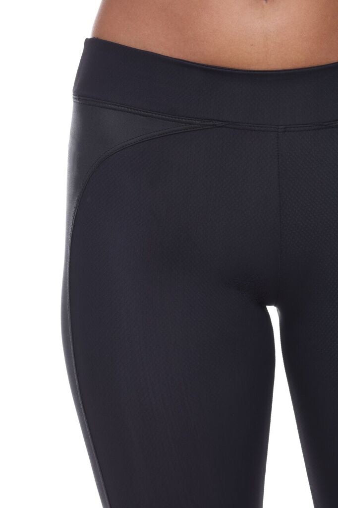 Diamond Embossed Side Panel Legging