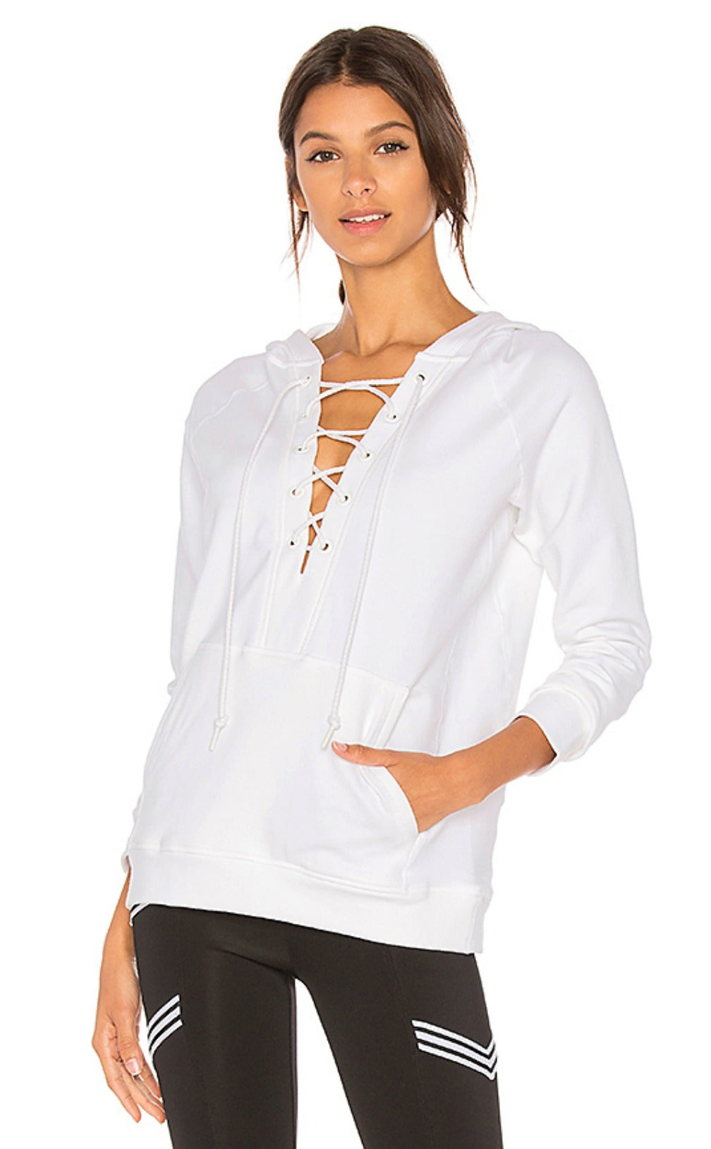 Lace Up Hoodie