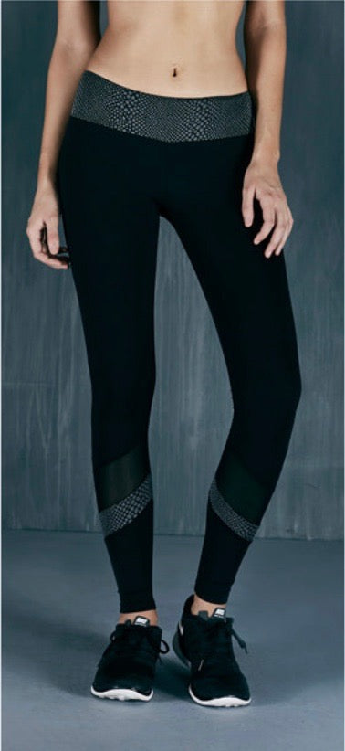 Blocked Snake Legging