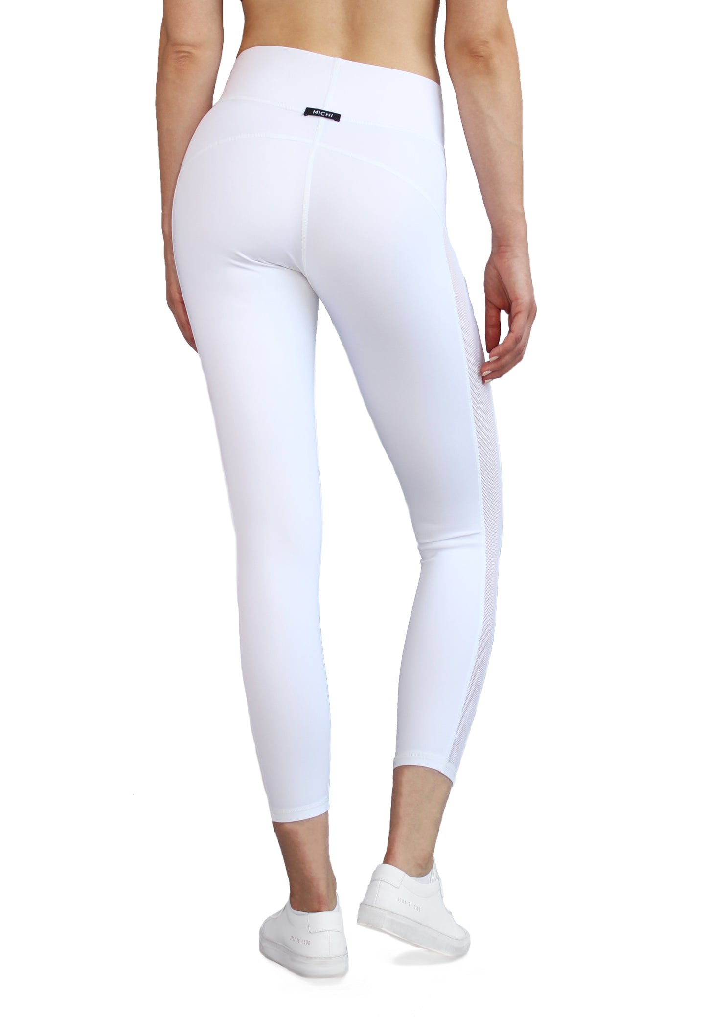 Stardust Crop Legging White
