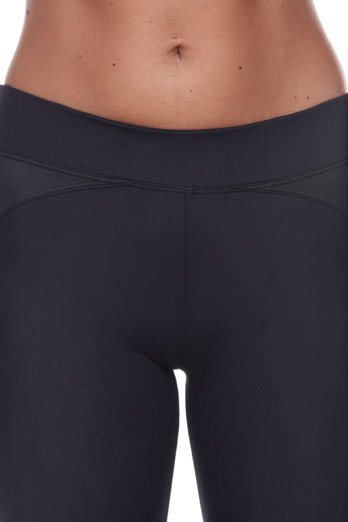 Diamond Embossed Side Panel Legging