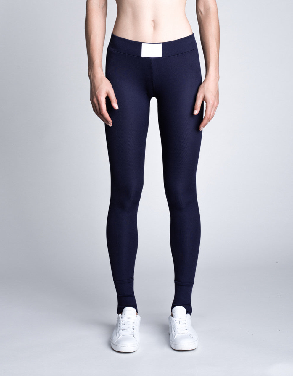 Performance Legging Navy Ribbed