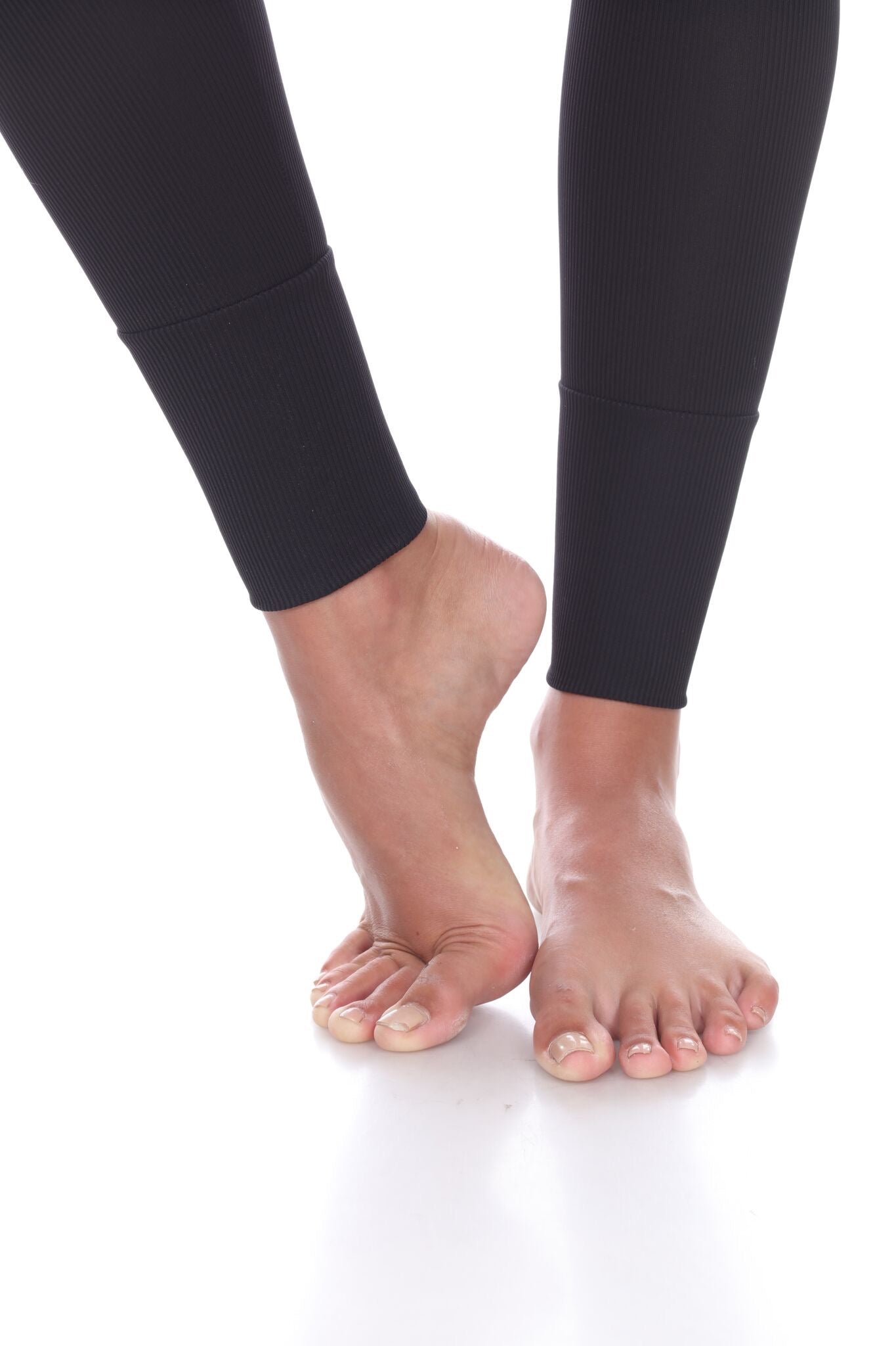Performance Legging Black Ribbed