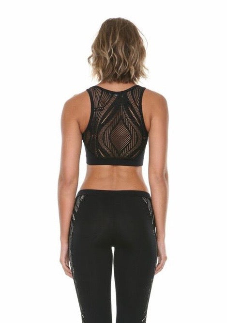 Lace Back Sports Bra