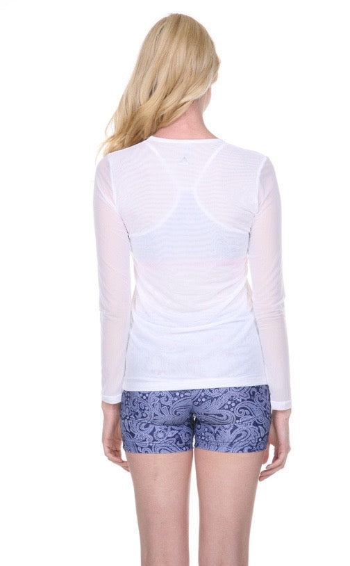 Mesh Long Sleeve Tee