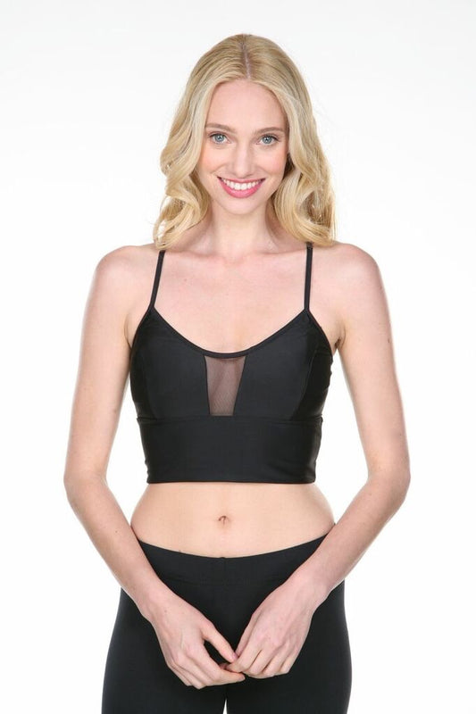 Cropped Wide Band Bra