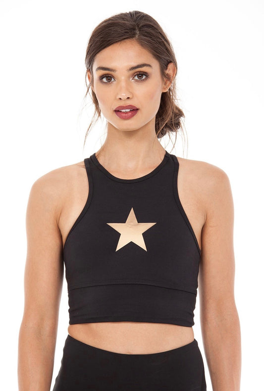 Bowie Crop Top Copper Star