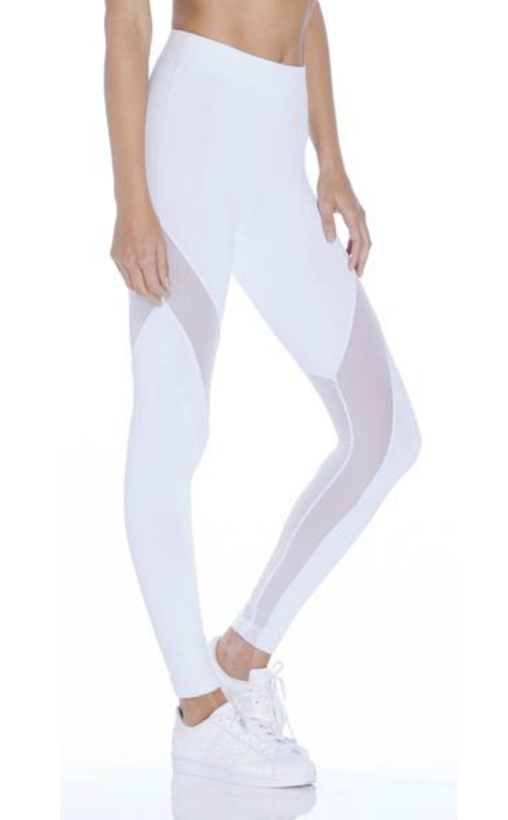 Koral Activewear - Flight Mid Rise Legging - White - STELLASSTYLE