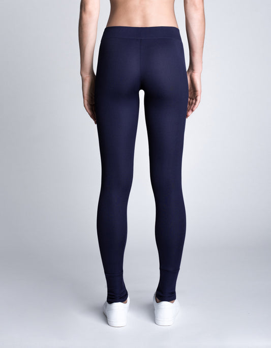 Performance Legging Navy Ribbed